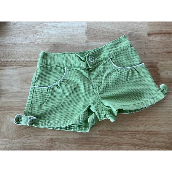 Gymboree 2010 green seersucker shorts tagged 4T - Picture 2 of 6